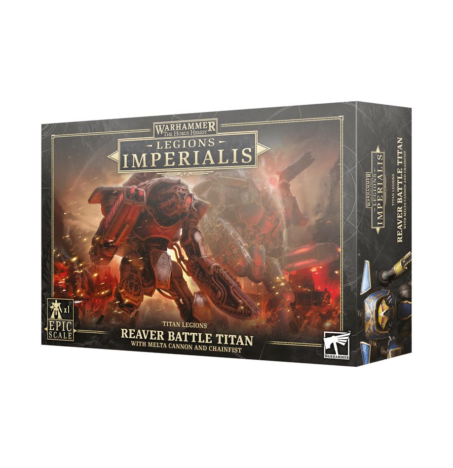 Titan Legions Reaver Battle Titan with Melta Cannon and Chainfest